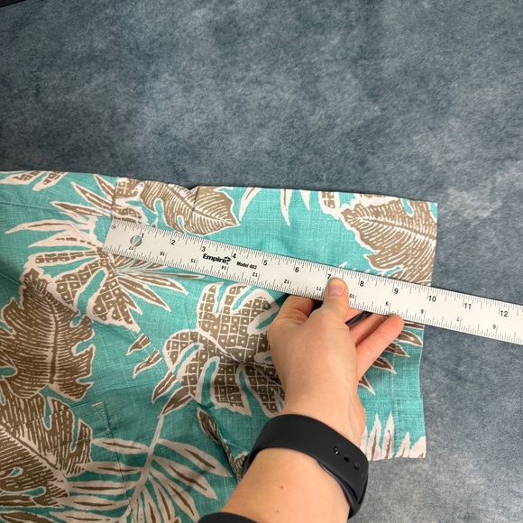 Vintage Cooke Street Shirt Mens Size L Floral Palm Tree Print Hawaiian Beach - Picture 8 of 16